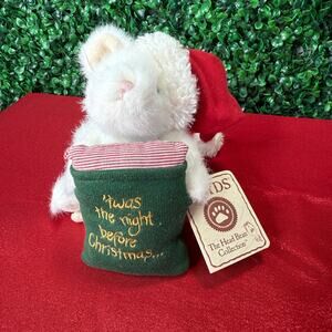 Boyd's Eve White Mouse Thinkin'of Ya Series Night Before Christmas Plush Mouse